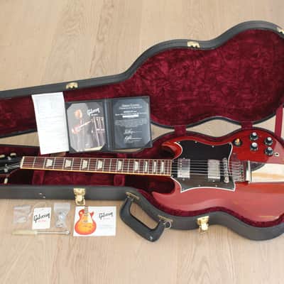 Gibson Custom Shop "Inspired By" Robby Krieger THE DOORS SG Standard Aged & Signed, 2009 Tom Murphy Aged - Dark Heritage Cherry image 2