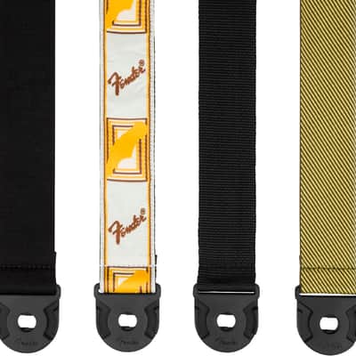 Fender Quick Grip Locking End Strap, Black Polypro, 2" image 4