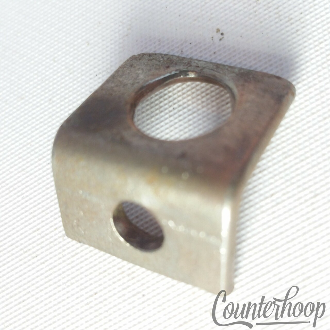 Early American Marching Snare Drum Carrying Hook Harness Tension Rod Clip Nickel — main photograph