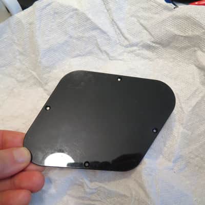 vintage 2003 Gibson Custom Shop NOS reissue Les Paul black single-ply backplate control plate
