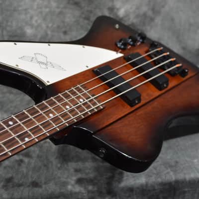 Epiphone Thunderbird IV 4 string Bass Vintage Sunburst w Deluxe Factory Hardshell Case image 5