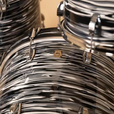 2026 Ludwig Black Oyster Classic Maple Jazzette Drum Set image 4