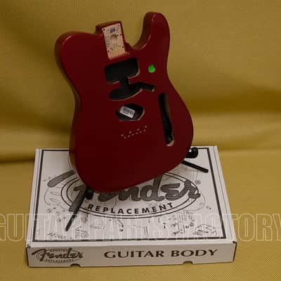 099-7500-709 Fender Deluxe Series Telecaster® SSH Alder Body Modern Bridge Mount, Candy Apple Red image 1