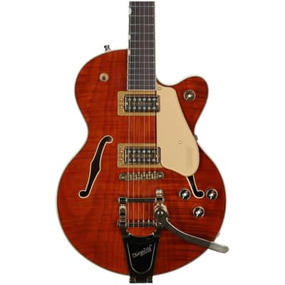 Gretsch Limited Edition Electromatic Broadkaster Center Block Jr. Electric Guitar, Flame Okoume image 4