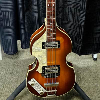 Hofner 500/1 Violin Bass, Left Handed 1980s - Sunburst image 3