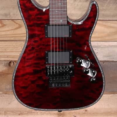 Schecter Hellraiser C-1 FR Electric Guitar Black Cherry image 1