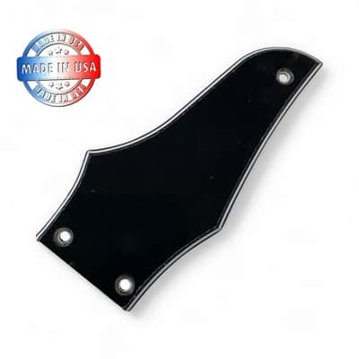 Black/White/Black 3 Ply Truss Rod Cover for 2021 to Curent Gibson Thunderbird Reissue image 1