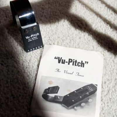 Vu-Pitch Vintage Clip-On Guitar Tuner W. Vibrating Reeds! -RARE! image 1