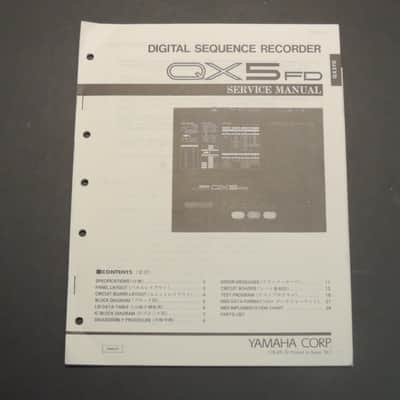 Yamaha QX5FD Service Manual [Three Wave Music]