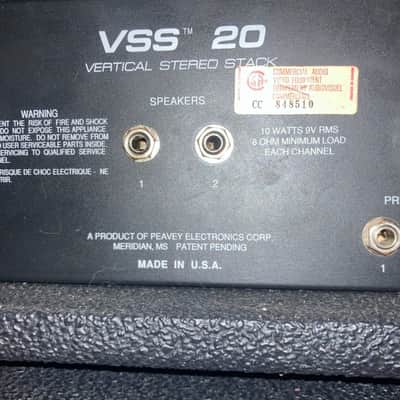Peavey VSS20 80s Black image 3