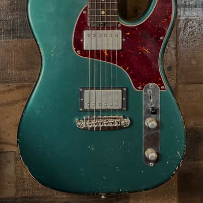 Shabat Lion Special Metallic British Racing Green Electric Guitar image 1