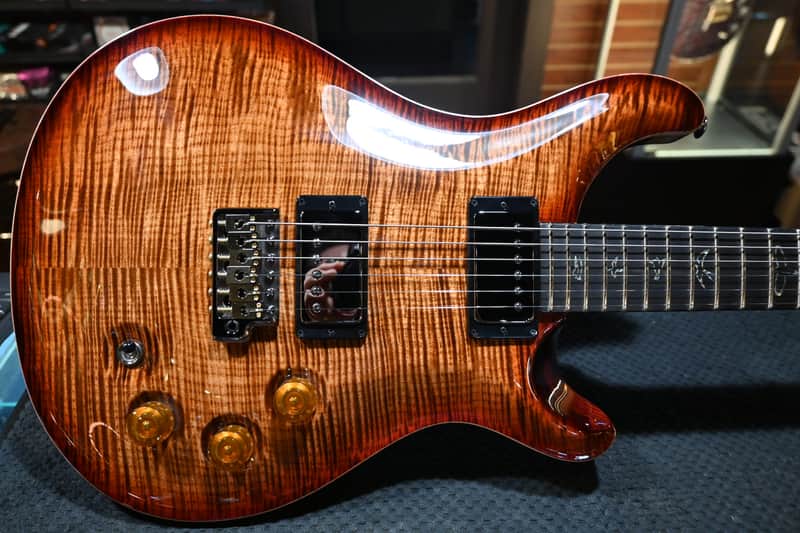 PRS Wood Library DGT 10-Top Ebony - Copperhead Cherry Burst #2554 image 1