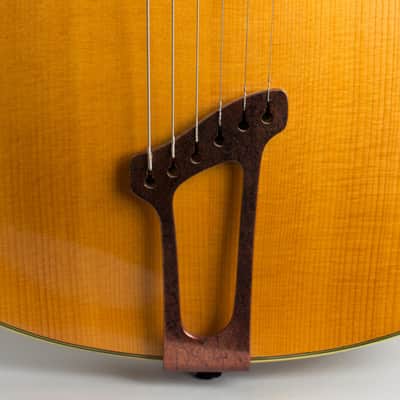 Ken Parker  Custom Arch Top Semi-Hollow Body Electric Guitar (1991), original black tolex hard shell case. image 8
