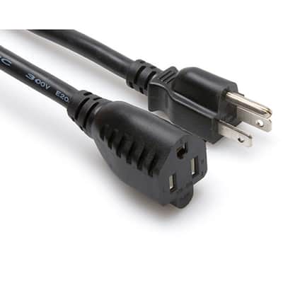 Hosa PWX-4100 NEMA 5-15R to NEMA 5-15P Power Extension Cable - 100'