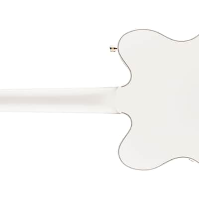 Gretsch G5422TG Electromatic Classic Hollow Body Double Cut With Bigsby Snowcrest White image 3