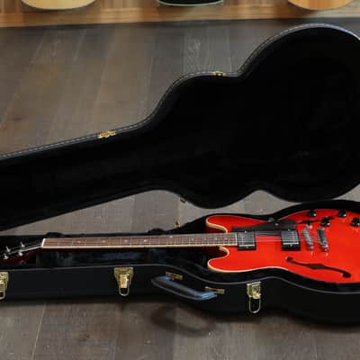 Minty! 2017 Heritage H-535 Semi-Hollow Electric Guitar Figured Cherry + COA OHSC image 21