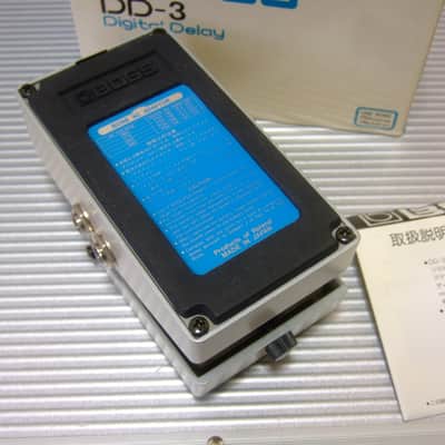 MINT 1987 Long Chip Boss DD-3 Digital Delay w/ Box & Manual MIJ Made in Japan / DD-2 image 3