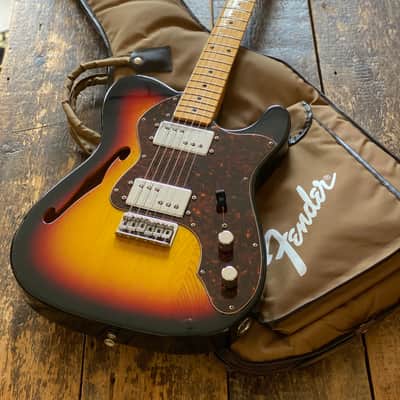 Fender Japan Telecaster Thinline 1972 Reissue Three Tone Sunburst 1999 CIJ P-Serial image 1
