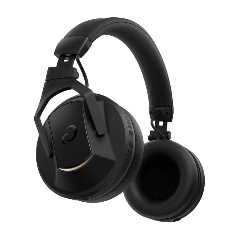 AlphaTheta HDJ-F10 Over Ear Wireless DJ Headphones, Black image 1