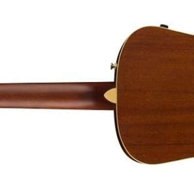 Fender Malibu Player Acoustic Electric Guitar  Olympic White image 3