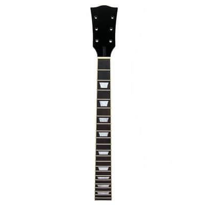 Les Paul SG Style 22 Frets Guitar Neck, Black image 1