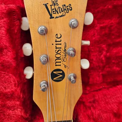 Mosrite Mark I (Ventures) 1965 - Pearl White - Made in USA image 13