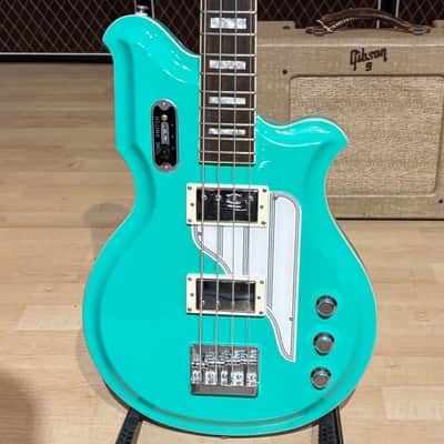 Eastwood - Airline Map Bass Long Scale - Rosewood - Seafoam Green (No Case Or Bag) - USED image 6