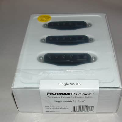 Fishman Fluence PRF-STR-BK3 6-String Pickup Set for Strat (Black) Brand New image 1