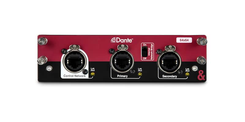 Allen & Heath M-DL-DANTE64-A 64-Channel Network Card For dLive And Avantis Consoles image 1