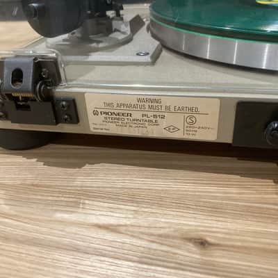 Pioneer  PL-512 vintage hi-fi turntable / new belt image 12