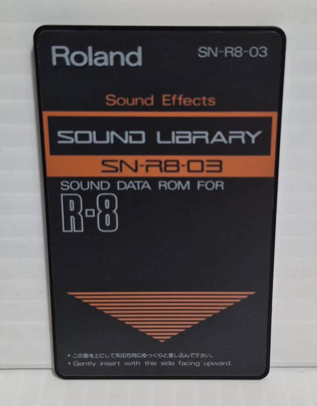 Roland SN-R8-03 Sound Effects 1990s - Black image 1