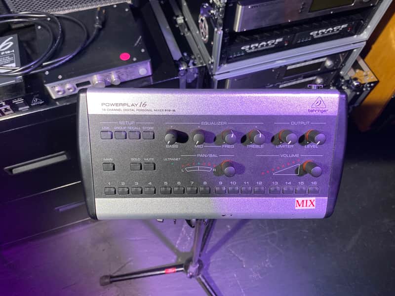 Behringer Powerplay P16-M 16-Channel Digital Personal Mixer | Reverb