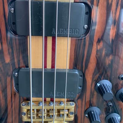 Alembic Stanley Clarke Signature Short Scale Macassar Ebony 1990 image 2