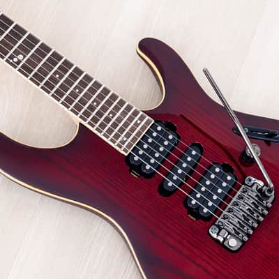 2010 Ibanez Prestige SV5470A HSH Crimson Wine w/ Case image 7