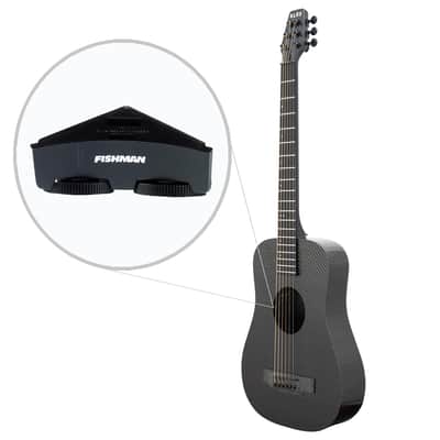 Full Carbon Travel Guitar - Acoustic-Electric image 2