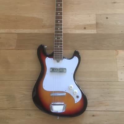 Vintage Kawai Tele-Star 60s Short Scale Electr. 6 string guitar w/gigbag image 1