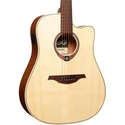 Lag Tramontane T70DCE-NAT | Dreadnought Cutaway Acoustic-Electric Guitar. New with Full Warranty! image 1