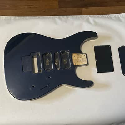 1990's Japan Jackson Professional DX2 Dark Blue Guitar Body Floyd Ready image 1