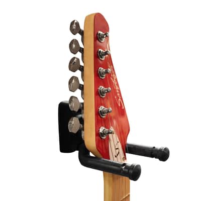 ChromaCast Slim Line Guitar Wall Hanger Stand for Guitar, Bass, Ukulele, Violin, Cello, Mandolin, Banjo, Saxophone, & Trumpet, 2 Pack image 5
