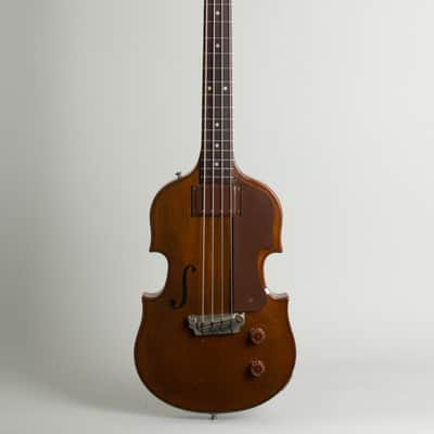 Gibson  EB-1 Electric Bass Guitar (1954), ser. #4-0216, original brown hard shell case. image 1
