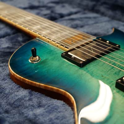 ESP USA Eclipse Aqua Marine Sunburst 6-String Electric Guitar w/ Hard Case (2025) image 15