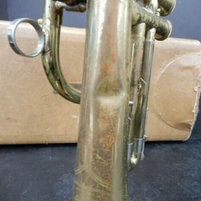 Olds Ambassador Cornet with Original Case and mouthpiece, good playing condition image 6