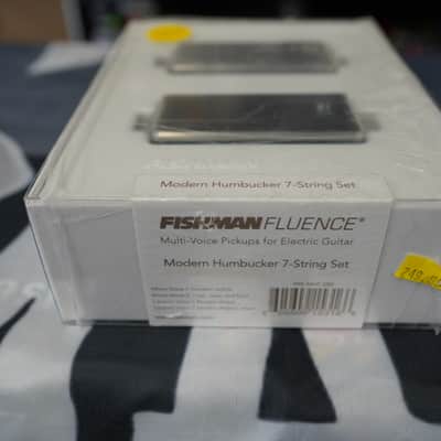 Fishman Fluence Modern Humbucker 7-String Set Pickups (Brushed Stainless) image 2