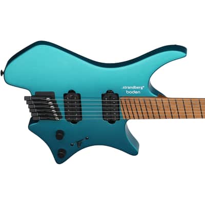 Strandberg Boden Standard N2.6 Headless Multi-Scale Guitar - Transformative Teal Metallic image 5