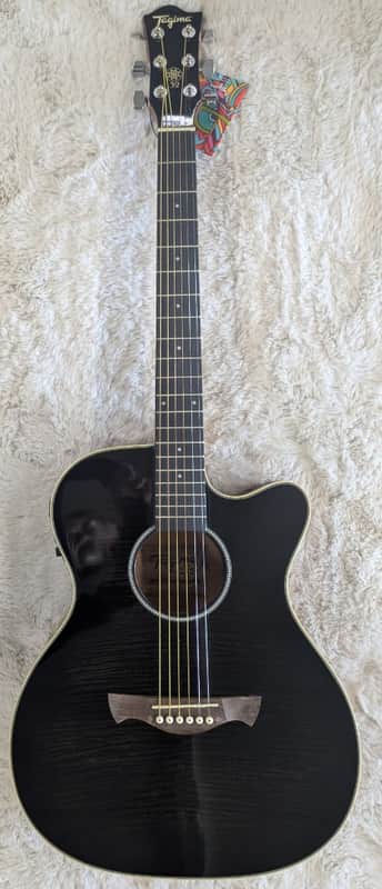 Tagima WS 42 EQ BK Baby Non-Cutaway Acoustic/Electric Guitar - B stock image 1