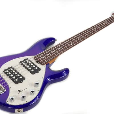 Ernie Ball Music Man StingRay 5HH Special - Violet Sparkle Burst - K09686 image 3