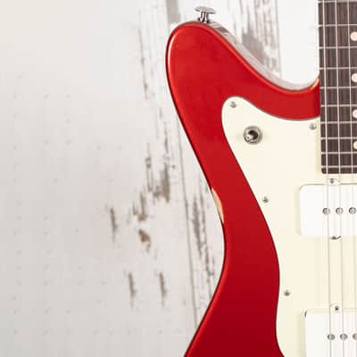 Suhr Classic JM Antique Limited Edition - Candy Apple Red w/ Mastery Vibrato image 9