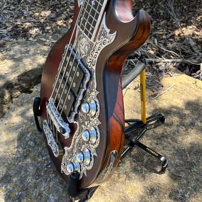Teye Super Coyote Electric Gypsy Bass with Dragon Protector Plate image 5