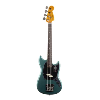 Fender American Professional Classic Mustang Bass - Faded Sherwood Green Metallic image 2