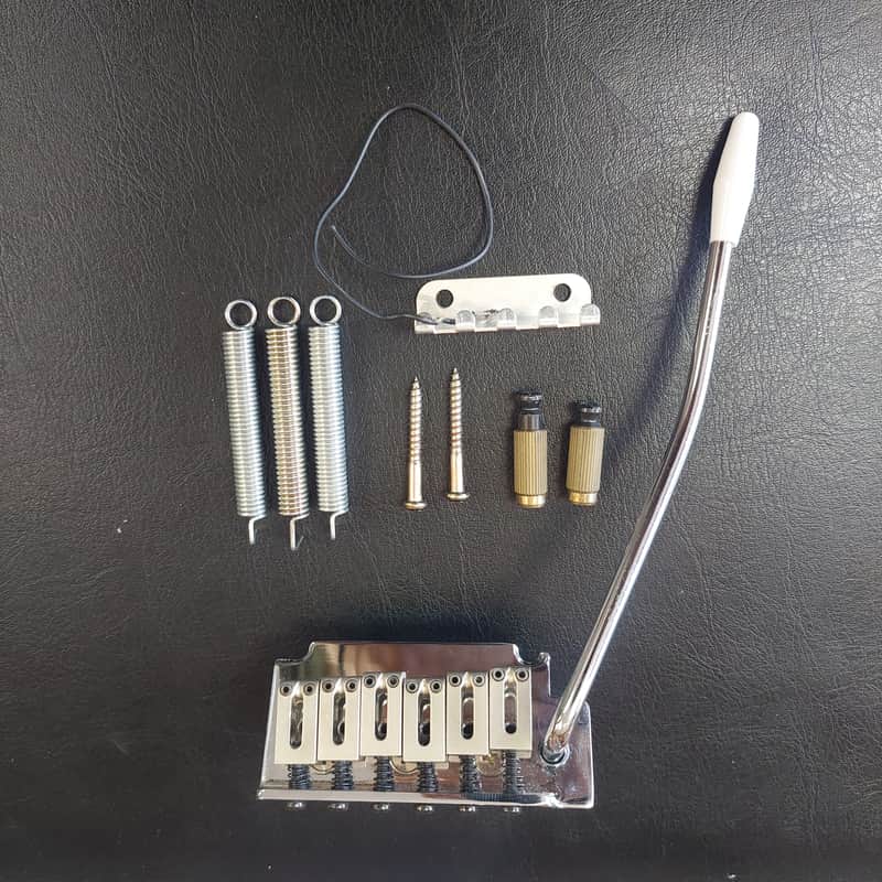 Squier Affinity Strat Bridge - Chrome image 1